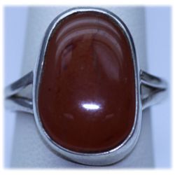25.80 CTW SUSUNITE RING .925 STERLING SILVER