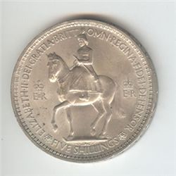 Great Britain 1 crown 1953, UNC