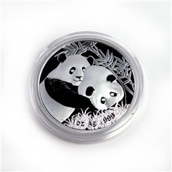 Chinese Silver Panda One Ounce 2012 - Singapore Interna