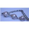 Image 1 : PEACH PEARL AND CZ BRACELET