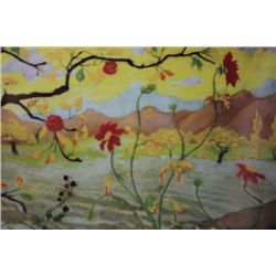 PAUL RANSON APPLE TREE WITH RED FRUIT