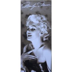 Hollywood star Marilyn Monroe signed print poster