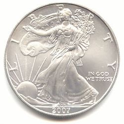 Uncirculated Silver Eagle 2007