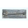 Image 2 : VINTAGE RARE STERLING SILVER MILITARY OFFICER BAR STAMPED *STERLING*!! PIN CAME OUT OF SAFE!!