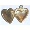 Image 2 : GOLD HEART LOCKET PENDENT WEIGHS .04ozs STAMPED *14K GF*!! PENDENT CAME OUT OF SAFE!!