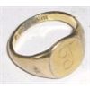 Image 2 : GOLD INITIAL RING "T" WEIGHS .08ozs STAMPED *10K GF*!! RING CAME OUT OF SAFE!!