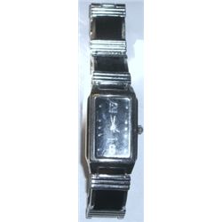 QUARTZ WITH ONYX STONE WATCH LIKE NEW STAMPED *WHITE STAG*!! WATCH CAME OUT OF SAFE!!