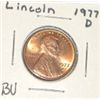 Image 1 : 1977-D LINCOLN PENNY *RARE BU MS HIGH GRADE*!! PENNY CAME OUT OF SAFE!!