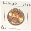 Image 1 : 1976 LINCOLN PENNY *RARE BU MS HIGH GRADE*!! PENNY CAME OUT OF SAFE!!