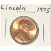 Image 1 : 1975 LINCOLN PENNY *RARE BU MS HIGH GRADE*!! PENNY CAME OUT OF SAFE!!