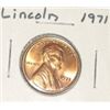 Image 1 : 1971 LINCOLN PENNY *RARE BU MS HIGH GRADE*!! PENNY CAME OUT OF SAFE!!