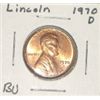 Image 1 : 1970-D LINCOLN PENNY *RARE BU MS HIGH GRADE*!! PENNY CAME OUT OF SAFE!!