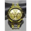 Image 4 : Men's Two-tone Gold Color Rosra Watch
