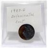 Image 1 : 1987-D Delaminated Licoln Cent