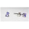 Image 9 : Tanzanite Cluster Ring & Earrings w/Gem Report