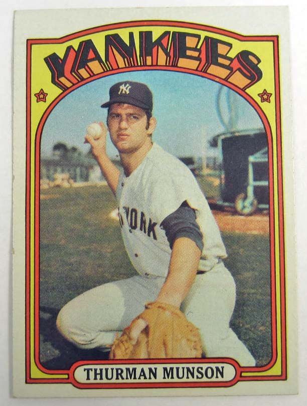 1972 TOPPS THURMAN MUNSON 441 BASEBALL CARD