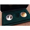 Australia 2001 5 Dollars Don Bradman Pair including Silver Proof