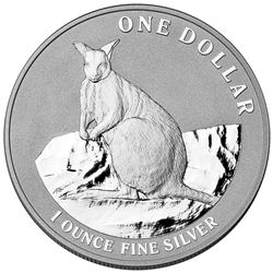 Australia 2012 Dollar Kangaroo Silver Specimen UNC