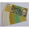 Image 1 : Australia 1991 Fraser-Cole $50 Consecutive Run of 8