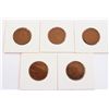 Image 2 : Australia 1939 Halfpenny Lot of 5