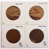 Image 2 : Australia 1933/2 Overdate Penny Lot of 4 Coins