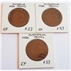 Australia 1936 Penny Lot of 3