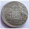Australia 1960 Florin Struck 15% off centre