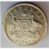 Image 1 : Australia 1962 Sixpence Error