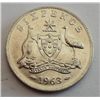 Image 1 : Australia 1963 Sixpence Error