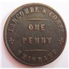 Andrews 313. Larcombe and Co Brisbane, Queensland undated Penny
