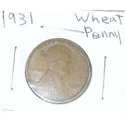 1931 Wheat Penny F *