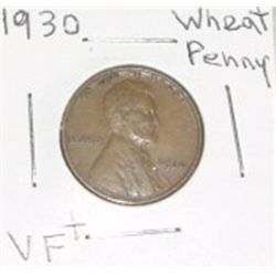 1930 Wheat Penny VF+