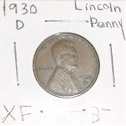 1930 D Wheat Penny XF *