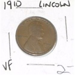 1910 Wheat Penny VF