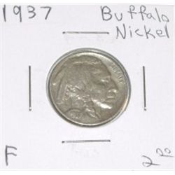 1937 Buffalo Nickel F