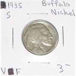 1935 S Buffalo Nickel VF *