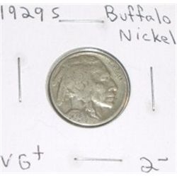 1929 S Buffalo Nickel VG+