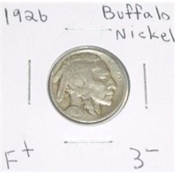 1926 Buffalo Nickel F+