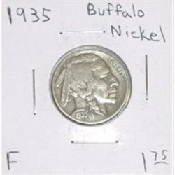 1935 Buffalo Nickel F *