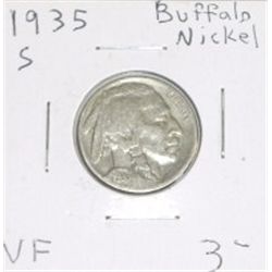 1935 S Buffalo Nickel VF **