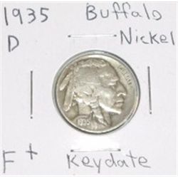 1935 D Buffalo Nickel F+ *