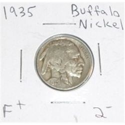 1935 Buffalo Nickel F+
