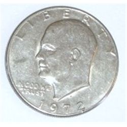*** 1972 D Eisenhower "Ike" Dollar AU  ***
