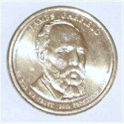 * 2011 D  James Garfield $1 coin  MS  *