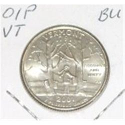 2001 P "Vermont" Quarter  BU *