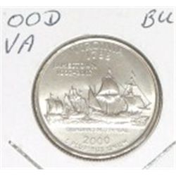 2000 D "Virginia" Quarter  BU *