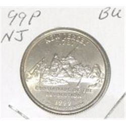 1999 P "New Jersey" Quarter   BU  *