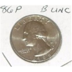 1986 P  Quarter  BU  ***