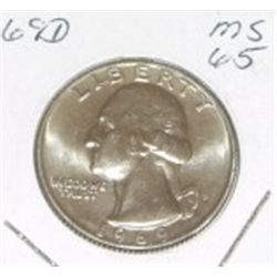 *** 1969 D  Quarter  MS65  ***
