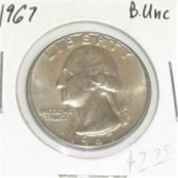 1967 Quarter BU  *